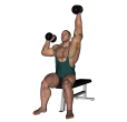 Shoulder Press - Seated Inwards Dumbbell Alternate